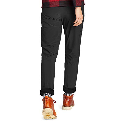 Eddie Bauer Women's Polar Fleece-Lined Pull-On Pants, Carbon, 16