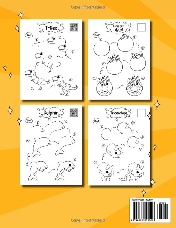 How To Draw Cute Stuff For Kids: 5 Minute Drawings