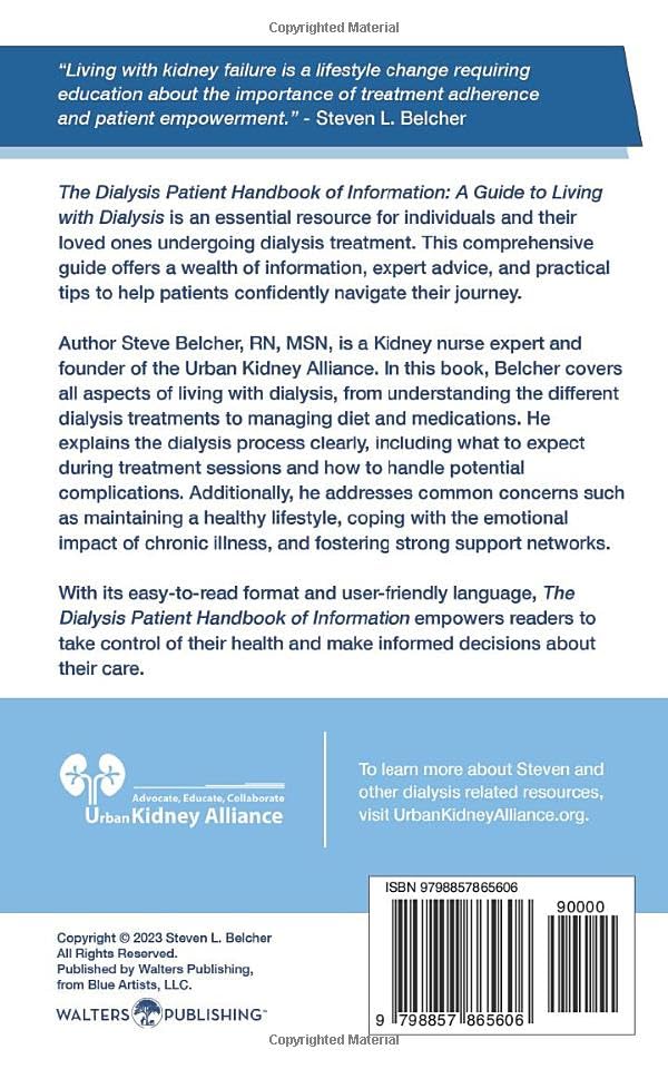 The Dialysis Patient Handbook of Information: A Guide to Living with Dialysis