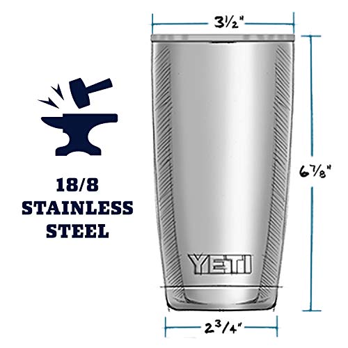 YETI Rambler 20 oz Tumbler - Stainless Steel