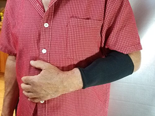 Dialysis Arm Bands - 8 Inch Black Fistula Cover, One Size Fits Most