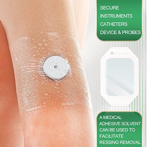 Transparent Film Dressing, Waterproof Wound Cover Bandage 4''x4.75'', 50 Packs, Post Surgical Shower or IV Shield, Tattoo Aftercare Bandage, Adhesive Patch by NeuHeils (4" x 4 3/4")